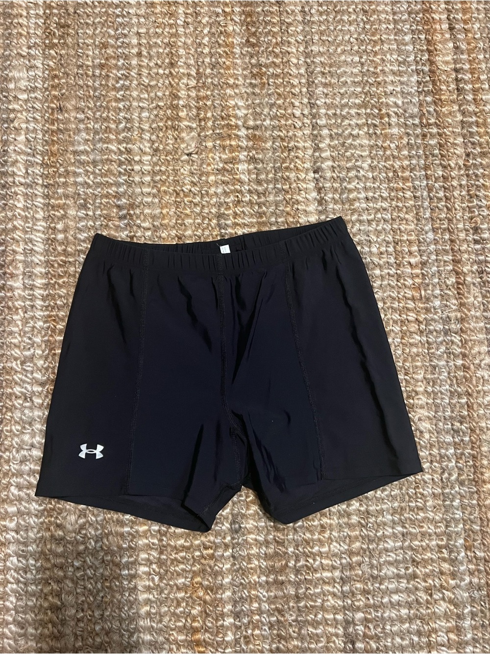 Under Armour Womens Black Athletic Running Shorts